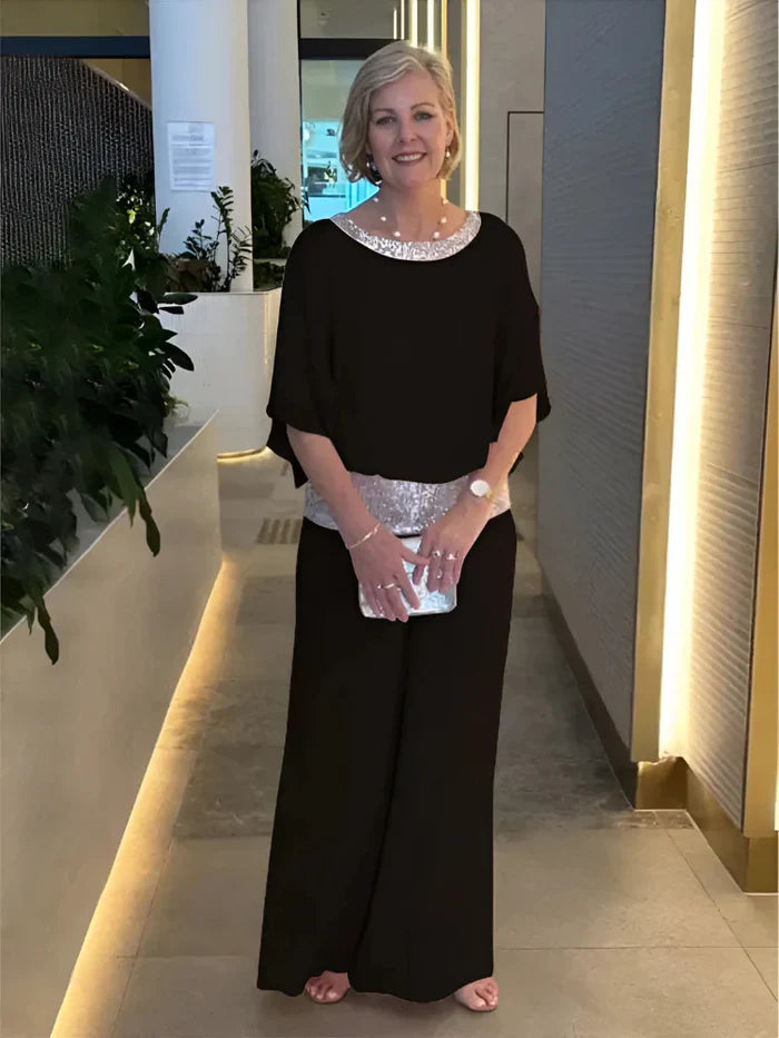 Leonor™ | Conjunto de dos piezas con lentejuelas