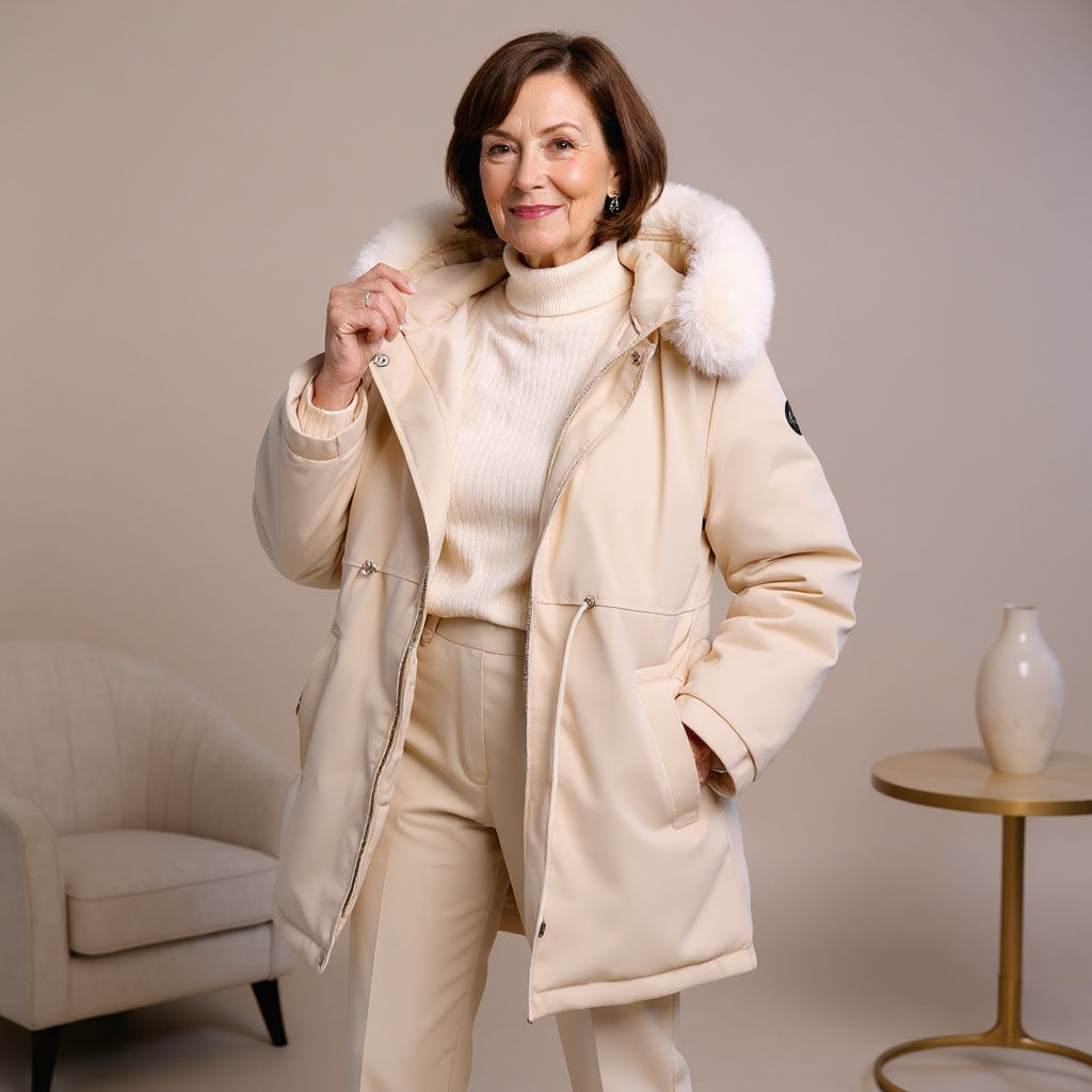 Mika | Parka Térmica de Lujo con Capucha