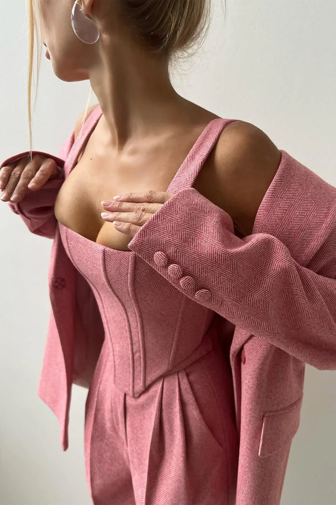 Vérona™ - Conjunto de tres piezas con blazer cruzado