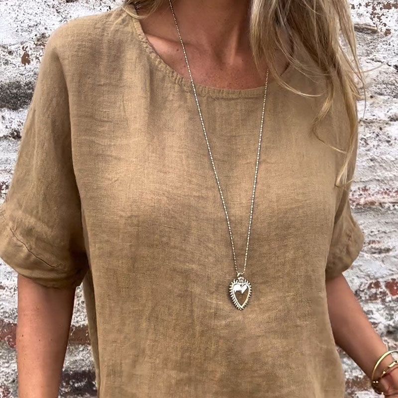 Elia™ | Blusa fresca con estilo natural y relajado