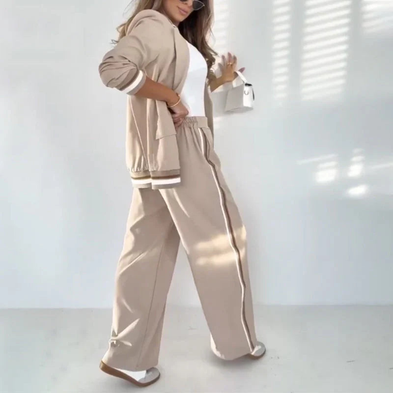 Patricia™ – Conjunto casual chic con blazer y pantalón fluido