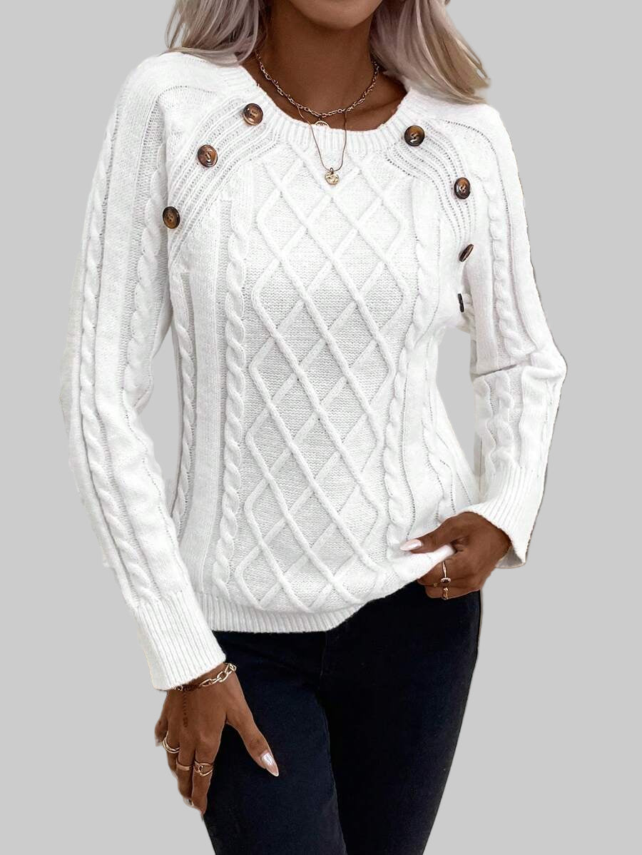 Clara | Jersey de Punto con Botones para Damas