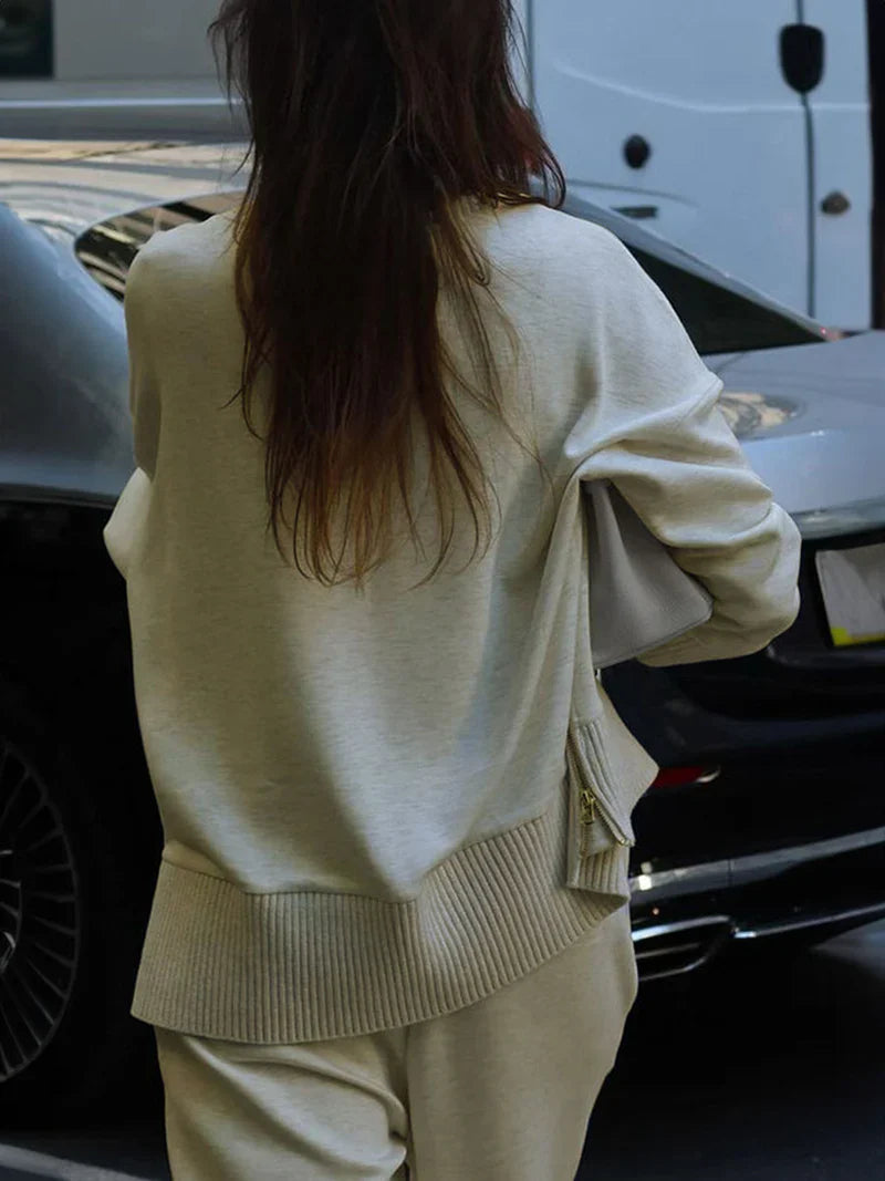 Selene - Conjunto a juego de sudadera de corte holgado