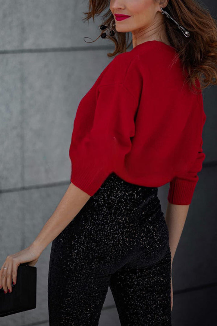 Elea - Pantalón de lentejuelas – Elegancia para fiestas y cenas especiales