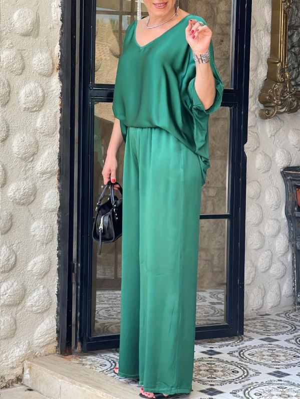 Gala™ Elegante conjunto de dos pieza con mangas cortas