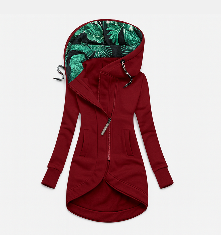 Nua | Abrigo Impermeable con Capucha