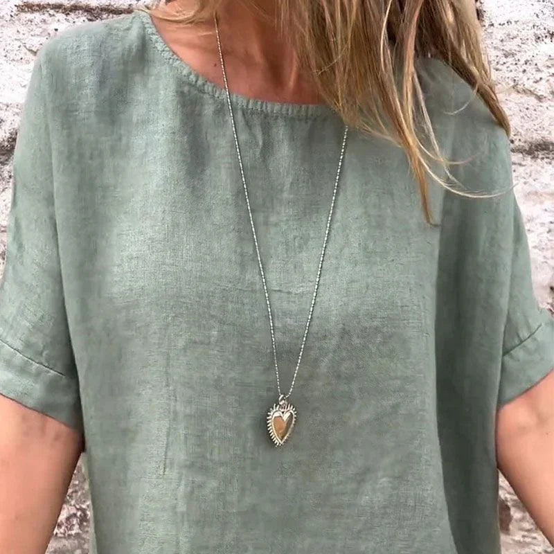 Elia™ | Blusa fresca con estilo natural y relajado